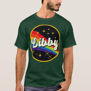 Libby Rainbow In Space Vintage Style T-Shirt