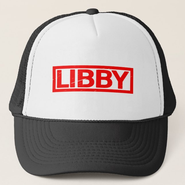 Libby Stamp Trucker Hat (Front)
