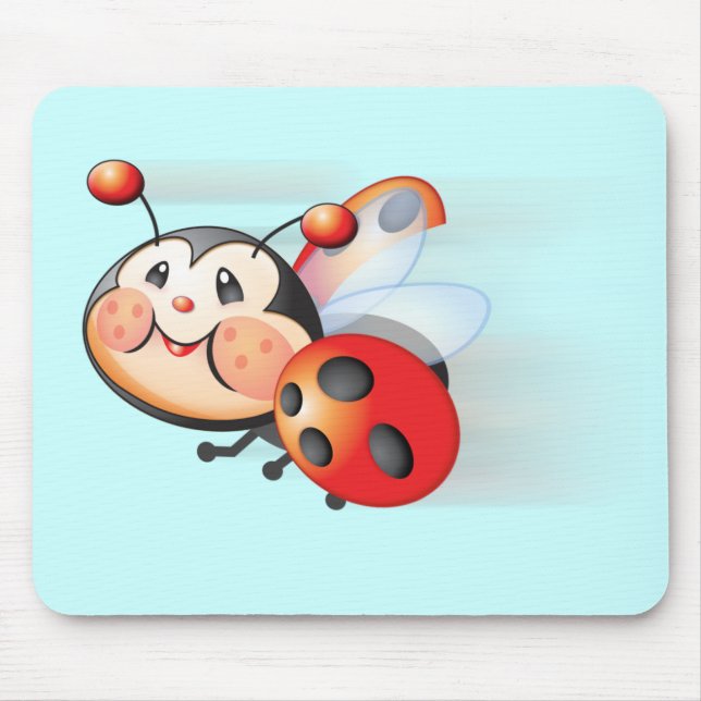 Libby the Ladybug Mousepad (Front)