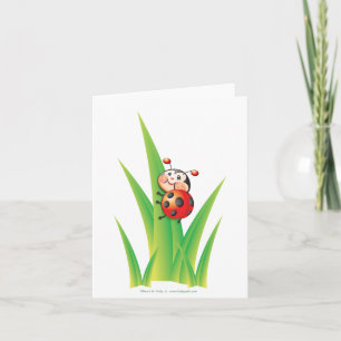Libby the Ladybug Note Card