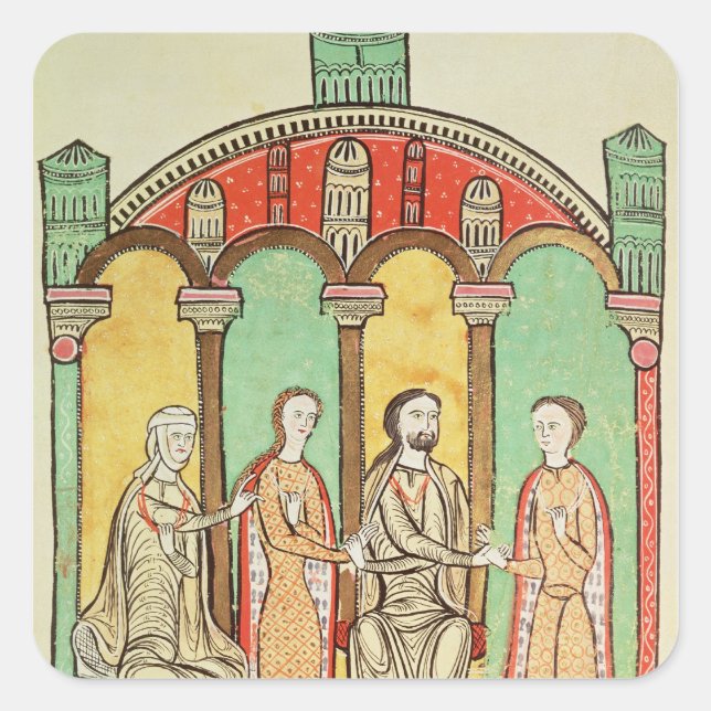 Liber Feudorum Square Sticker (Front)