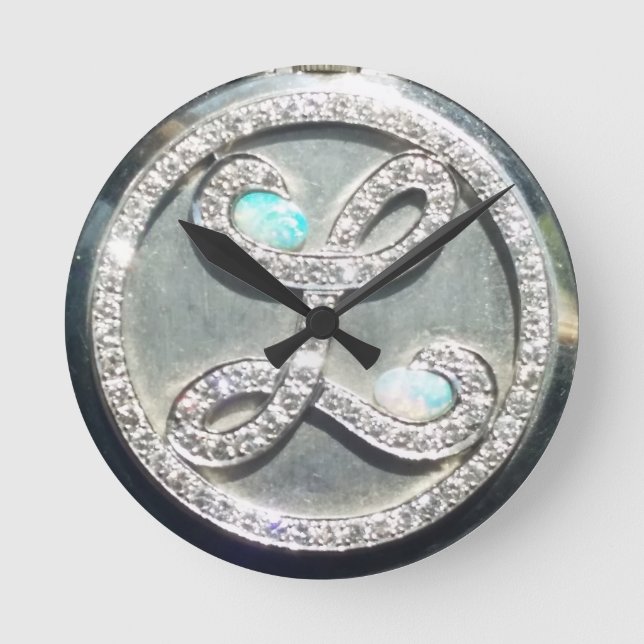 Liberace "Tiffany Heist" licensed image clock (Front)