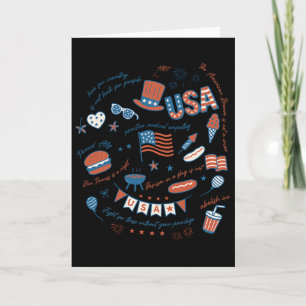 Liberal 4th Of July Patriotic Subtle Coquette Anti Card
