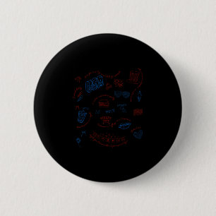 Liberal 4th Of July Subtle Message Resist Trump Pa 6 Cm Round Badge