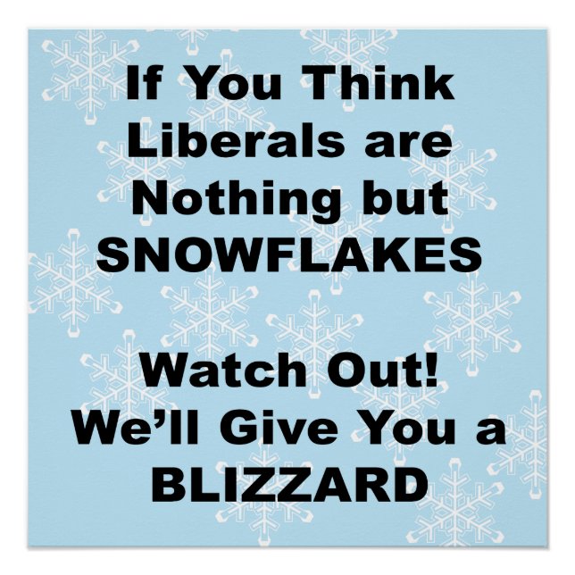 Liberal Blizzard Poster (Front)