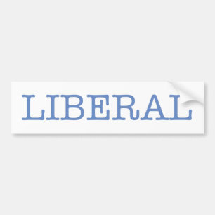 Liberal Bumper Sticker