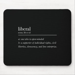 Liberal Definition Mouse Pad