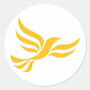Liberal Democrats Logo Classic Round Sticker