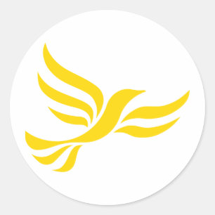 Liberal Democrats Logo Classic Round Sticker