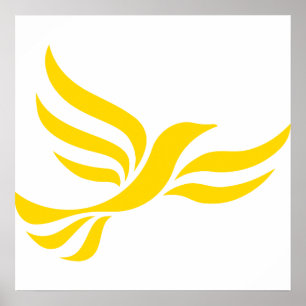 Liberal Democrats Logo Poster