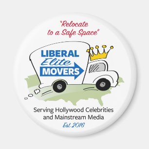 Liberal Elite Movers Magnet
