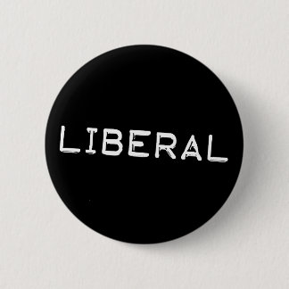 Liberal Label Tape Funny Democrat 6 Cm Round Badge