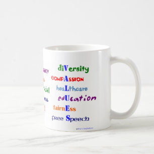 Liberal Moral Values Coffee Mug