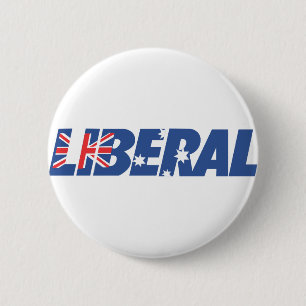 Liberal Party of Australia 6 Cm Round Badge