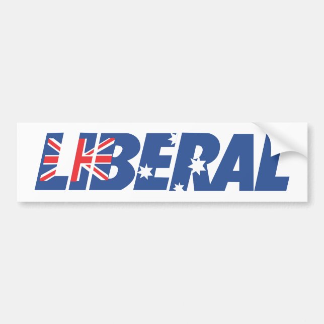 Liberal Party of Australia Bumper Sticker (Front)