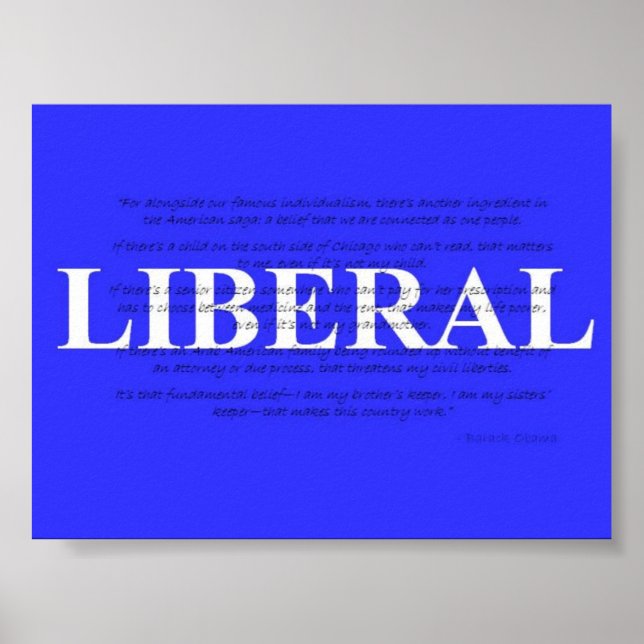 Liberal Poster (Front)