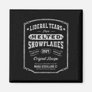 Liberal Tears Melted Snowflakes Vintage Whiskey La Magnet