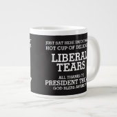Liberal Tears President Trump POTUS 45 Large Coffee Mug (Front Right)
