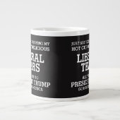Liberal Tears President Trump POTUS 45 Large Coffee Mug (Front)