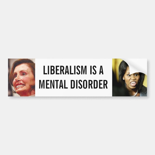 Liberalism Bumper Sticker (Front)