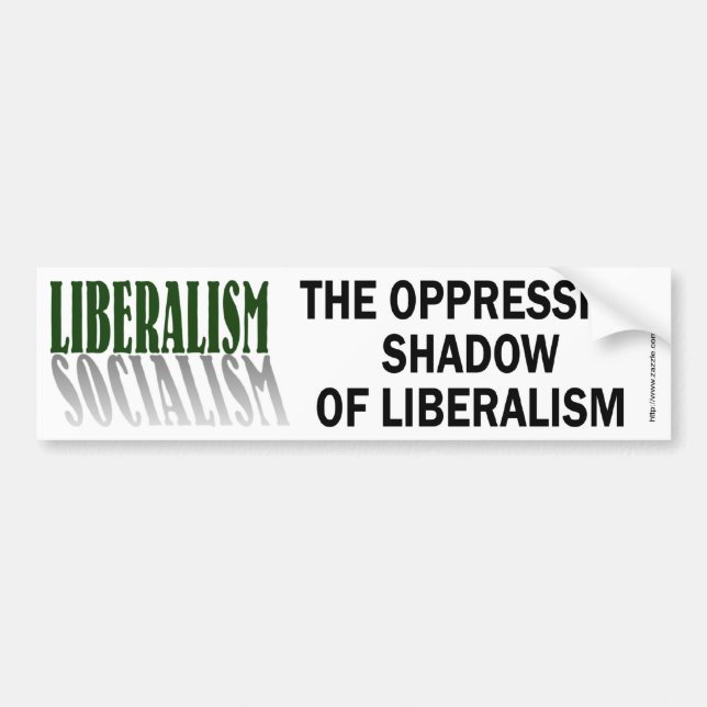 Liberalism/Socialism-bumper Bumper Sticker (Front)