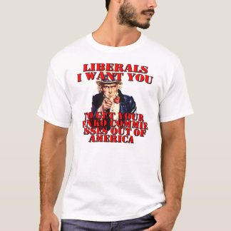 Liberals - Leave America T-shirt