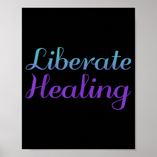 Liberate Healing Prevention Awareness Design Poster (Front)