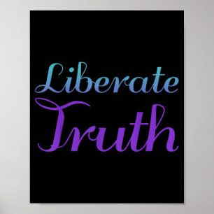 Liberate Truth Prevention Awareness Design Poster