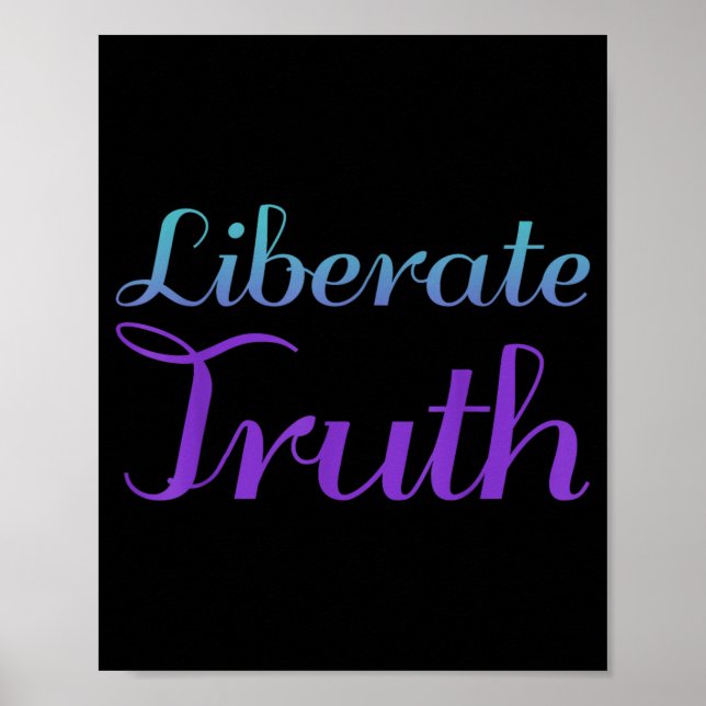 Liberate Truth Prevention Awareness Design Poster (Front)