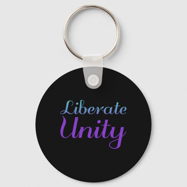 Liberate Unity Prevention Awareness Design Key Ring (Front)