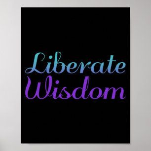 Liberate Wisdom Prevention Awareness Design Poster