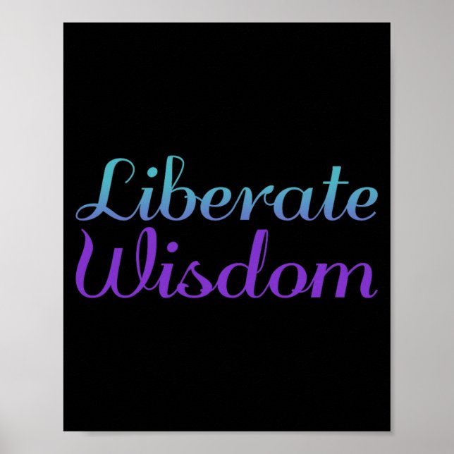 Liberate Wisdom Prevention Awareness Design Poster (Front)