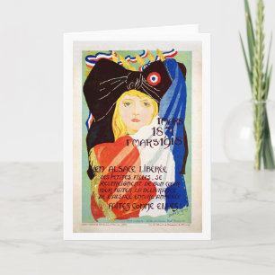 Liberated Alsace - French Card