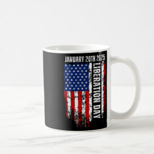 Liberation Day God Saved Trump So He Could Save Am Coffee Mug