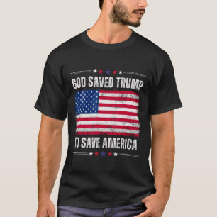 Liberation Day God Saved Trump So He Could Save Am T-Shirt