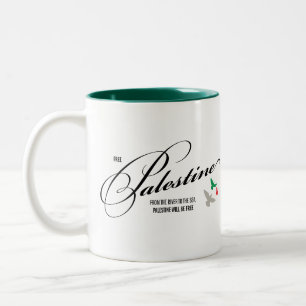 Liberation Sip: 'Free Palestine' Advocacy Mug