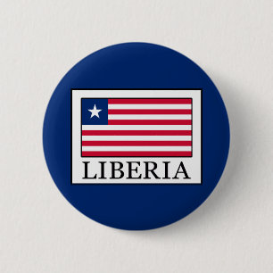 Liberia 6 Cm Round Badge