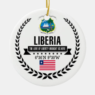 Liberia Ceramic Tree Decoration