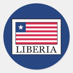 Liberia Classic Round Sticker