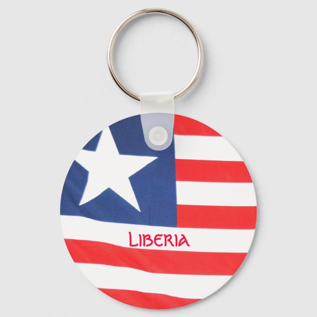 , LIBERIA - Customised Key Ring (Front)