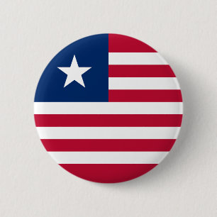 Liberia Flag 6 Cm Round Badge