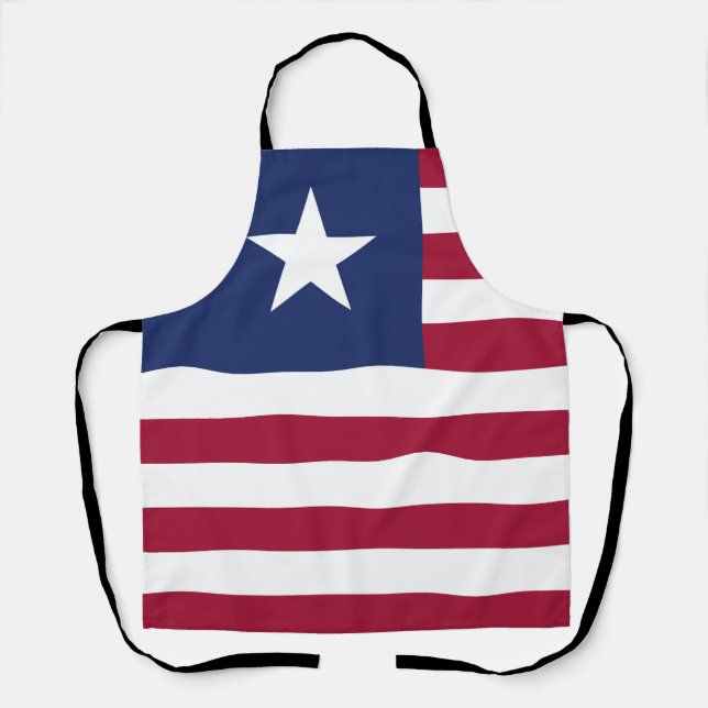 Liberia flag apron (Front)