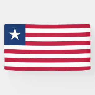 Liberia Flag Banner