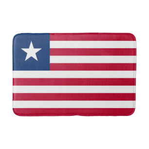 Liberia Flag Bath Mat