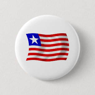 Liberia Flag Button