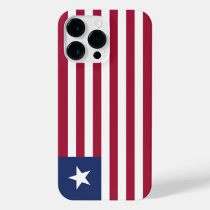 Liberia flag iPhone 14 pro max case