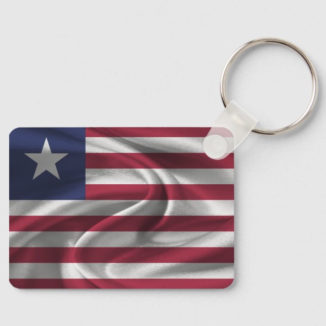 Liberia Flag Keychain (Front)
