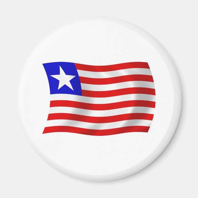 Liberia Flag Magnet (Front)