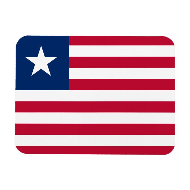 Liberia Flag Magnet (Horizontal)