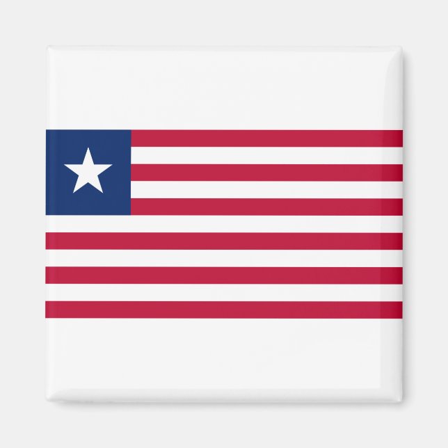 Liberia Flag Magnet (Front)